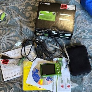 Fujifilm Camera in Vibrant Green
